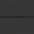 Traditional Katana Weapon With Black Scabbard White Handle And Silver Blade On Dark Background
