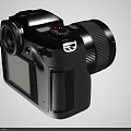 Leica Digital Camera With Black Body And 50mm Professional Lens