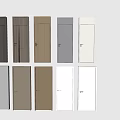 Various Styles Hinged Doors With Wooden Textures Different Colors And Modern Designs