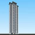 High Rise Modern Residential Building Exterior With Contemporary Design And Greenery