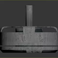 Mechanical Equipment Component With Metal Casing Central Shaft Copper Windings And Mounting Holes