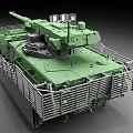 Stryker mobile artillery system m1128 self-propelled artillery armored vehicle wheeled combat vehicle 3d model
