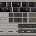 Smart and Traditional Switch Panels with Sockets Digital Display in White Black Beige
