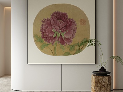 New Chinese Decorative Painting 3d model