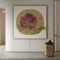 New Chinese Decorative Painting 3d model