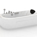 modern bathtub massage cylinder 3d model