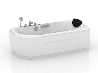 modern bathtub massage cylinder 3d model