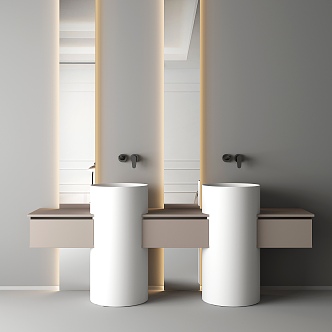 Bathroom Cabinet Bathroom Cabinet Washstand 3d model