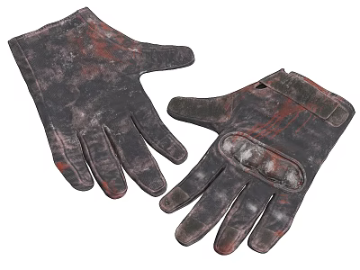 Tactical Outdoor Gloves With Camouflage Pattern And Reinforced Palm Design 3d model
