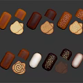 Assorted Bread Variety With Different Shapes Colors Sliced Pieces And Whole Loaves
