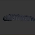 Detailed Prehistoric Trilobite 3D Model With Textured Exoskeleton And Antennae