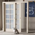 Modern sliding door sliding door 3d model