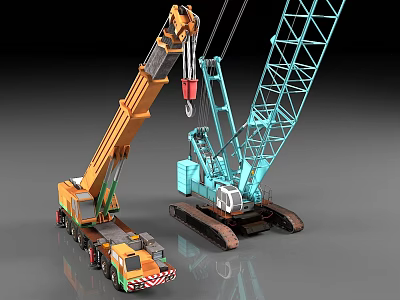 tower crane tower crane 3d model