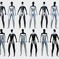 Modern Tesla Robot Future Technology Robot Cyberpunk Robot Future Technology 3d model