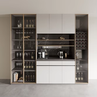 Wine Cabinet Sideboard Cabinet Cabinet Decorative Cabinet 3d model