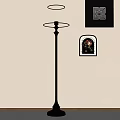 medieval floor lamp retro floor lamp 3d model
