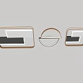 Light Luxury Ceiling Lamp 3d model