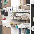 Bookcase 3d model