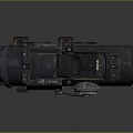 Military Weapon Tactical Scope With Metal Construction And Optical Adjustment Knobs