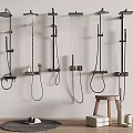 Modern Shower Embedded Hidden Shower 3d model