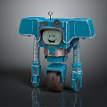 Industrial Robot Single Wheel Robot Double Wheel Robot 3d model