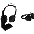 High Quality Over Ear Headphones with Wireless Microphone and Stand for Premium Audio Experience