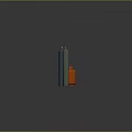 Colored Cylindrical Gas Cylinders In Various Colors Sizes On Dark Reflective Surface