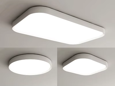 Ceiling Lights With Various Shapes For Home 3d model