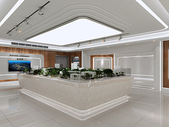 Modern Sales Office 3d model