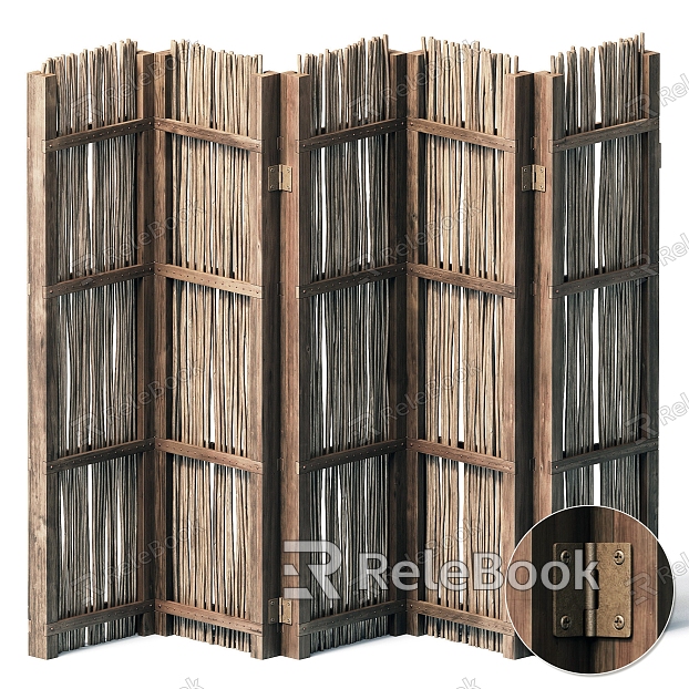 Silent screen solid wood screen model