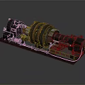 Advanced Industrial Machinery System With Cylindrical Body And Metal Components