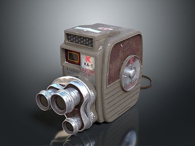 VCR Camera TV Camera CCTV Camera Panasonic Camera Professional Camera 3d model