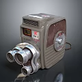 Vintage Computer KM1 Device With BEST Label And Dual Lens Ports Design