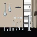 Modern Faucet Radomon Modern Faucet Shower Faucet Shower 3d model