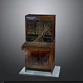 Vintage Western Electric Electronic Appliance With Wooden Case And Wiring Connections