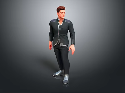 Men Handsome Men Young Teenagers Male Characters Boy Realistic Men 3d model