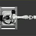 Modern Robot Arm Robot Arm Mechanical Arm Robot Arm Robot Head 3d model