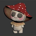 Modern Game Character Mushroom Elf Monster 3d model