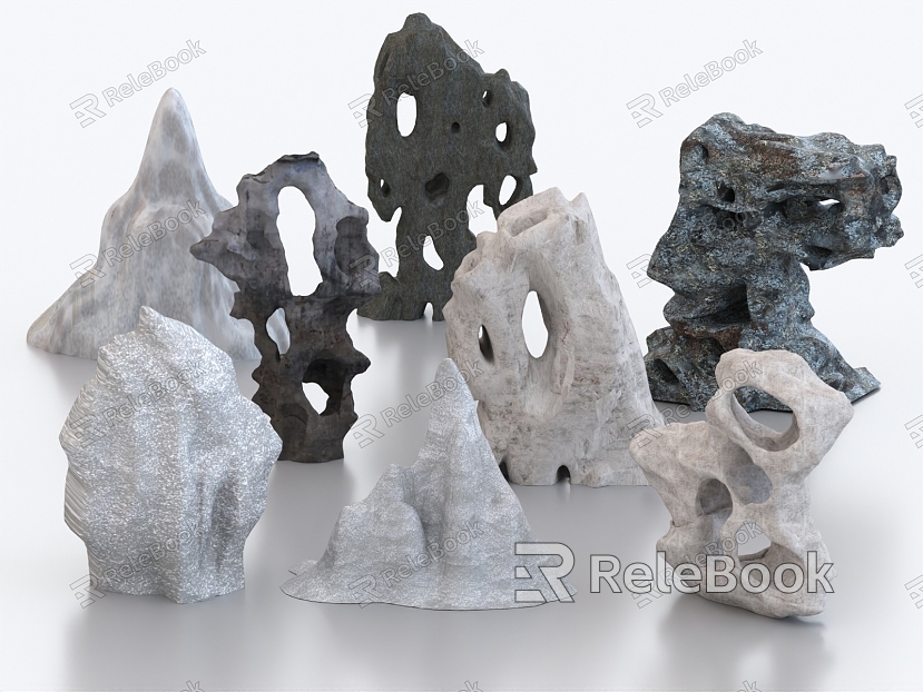 Stone stone rockery landscape stone marble hemp stone model