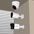 Hikvision Projection Surveillance Cameras Wall Mounted Indoor With Different Models And Clear Lenses
