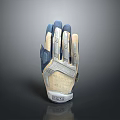 Blue And Beige Protective Gloves With Textured Grip Design And VAX Logo For Everyday Use