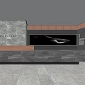 Front Desk 3d model