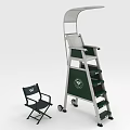 Outdoor Chairs Featuring Folding Chair And Elevated Canopy Seat With Steps Wheels And Logo