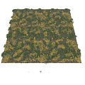 Diverse Ground Cover Plants With Yellow Flowers Green And Gray Foliage In Natural Garden Setting