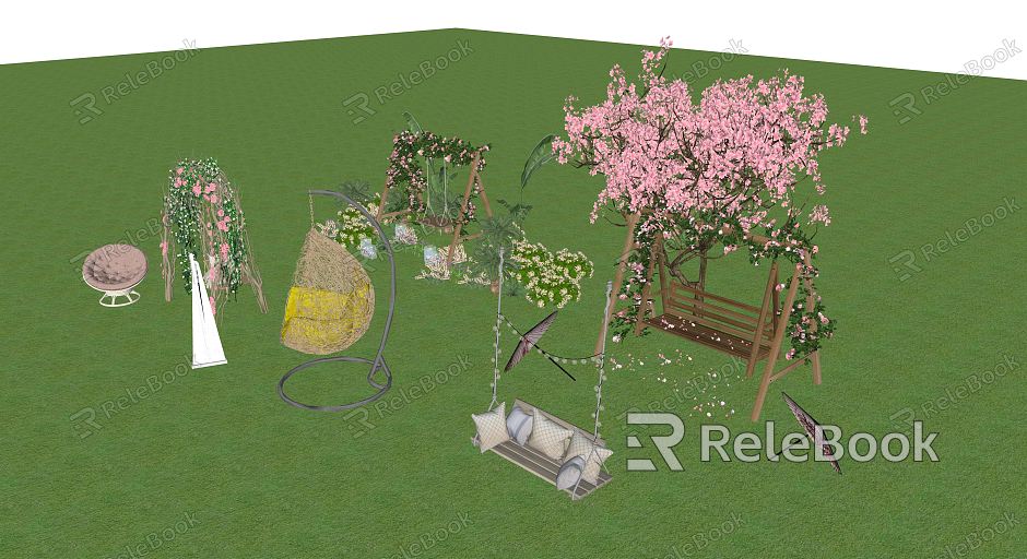 Modern Swing Garden Swing model