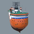 Severny Polyus Ice Resistant Self Propelled Arctic Research Platform Vessel