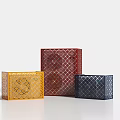 Colorful Decorative Boxes With Intricate Laser Cut Patterns And Storage Design