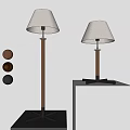 Combination table lamp floor lamp 3d model