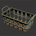 Garbage Basket Garbage Basket Metal Sundries Basket Metal Basket Furniture Furniture 3d model