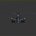 Advanced Military Combat Helicopter With Rotors Weapon Systems And Airframe Design